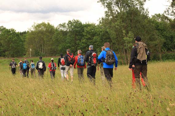 Borkumer Meilenlauf - mit Nordic Walking 1