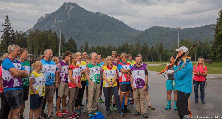 Gäste Biathlon in der Chiemgau Arena 3