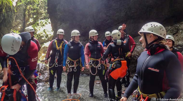 Canyoning in Ruhpolding zum Intersport Gipfeltreffen 11