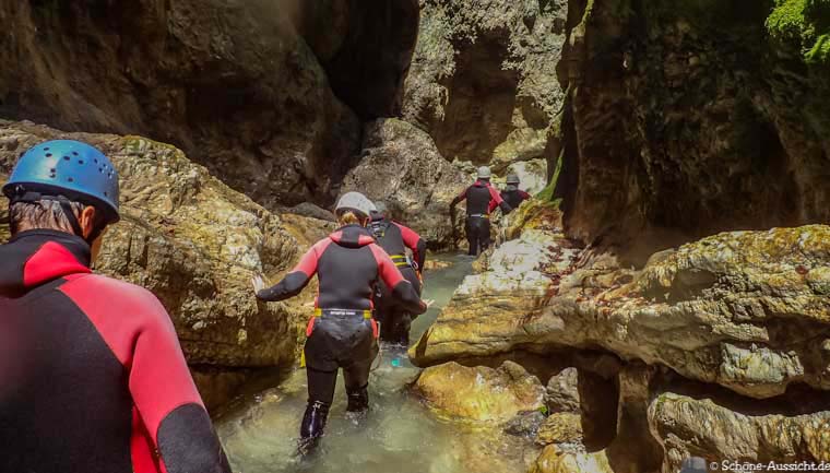 Canyoning in Ruhpolding zum Intersport Gipfeltreffen 13
