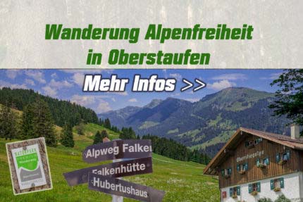 Alpenfreiheit Wanderung in Oberstaufen