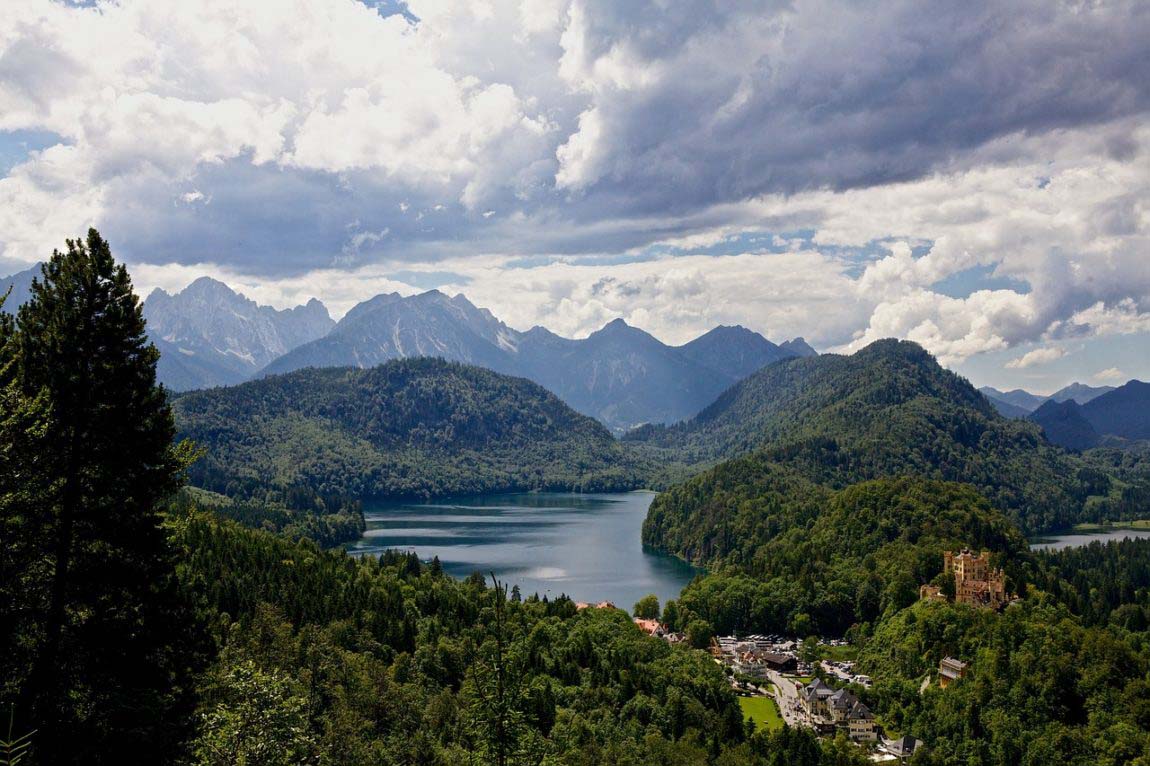 Großer Alpsee im Allgäu - Groß, schön und sehr beliebt