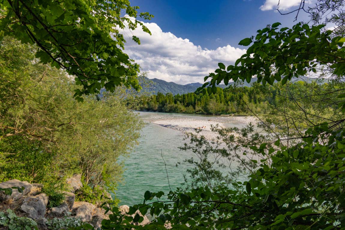 Blick auf die Isar