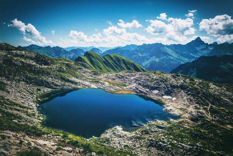 Wandern im Allgäu - 20 Leichte Wege bis Bergtouren 5 laufbichlsee allgaeu