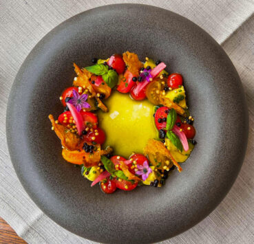 Das war mal ein Salat, der nicht nur gut ausgesehen hat! Der war sehr lecker!