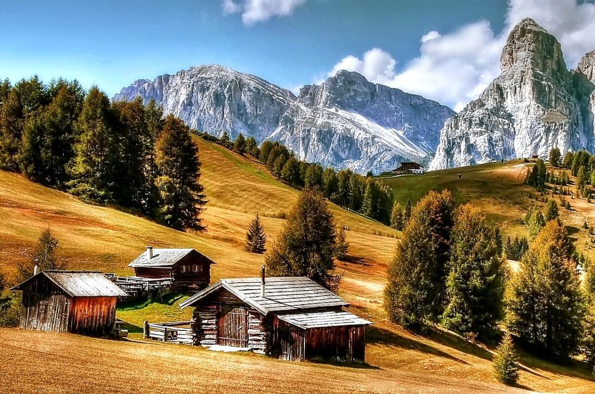 Dolomiten - Gastgeber mit Bergblicken