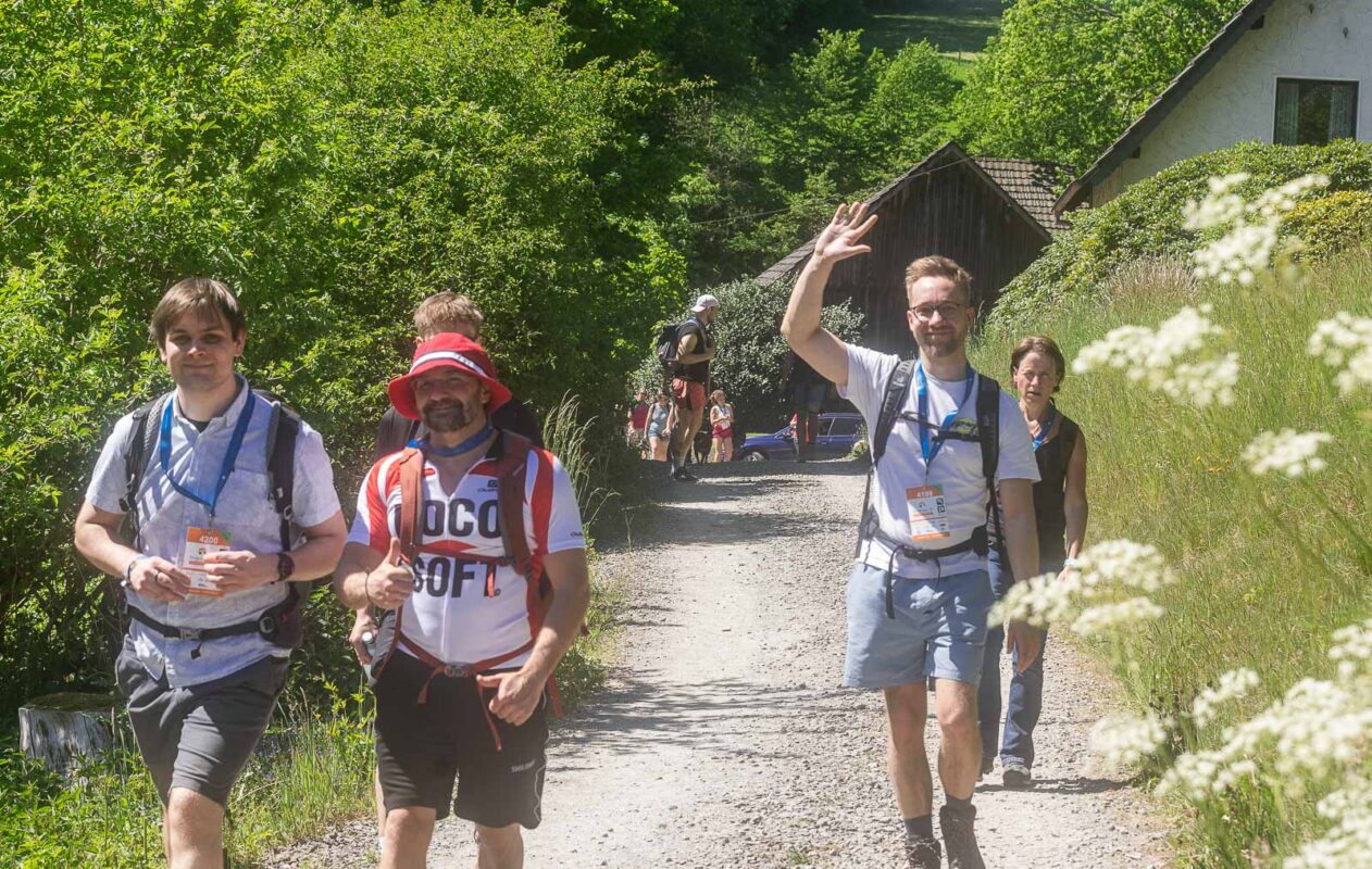 10 Jahre Bergische50 – Mehr als nur ein Wandertag 11 Tolles Wetter im Bergischen Land zum Event