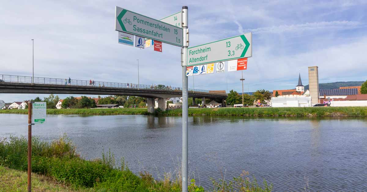 Main-Donau-Kanal in Hirschaid