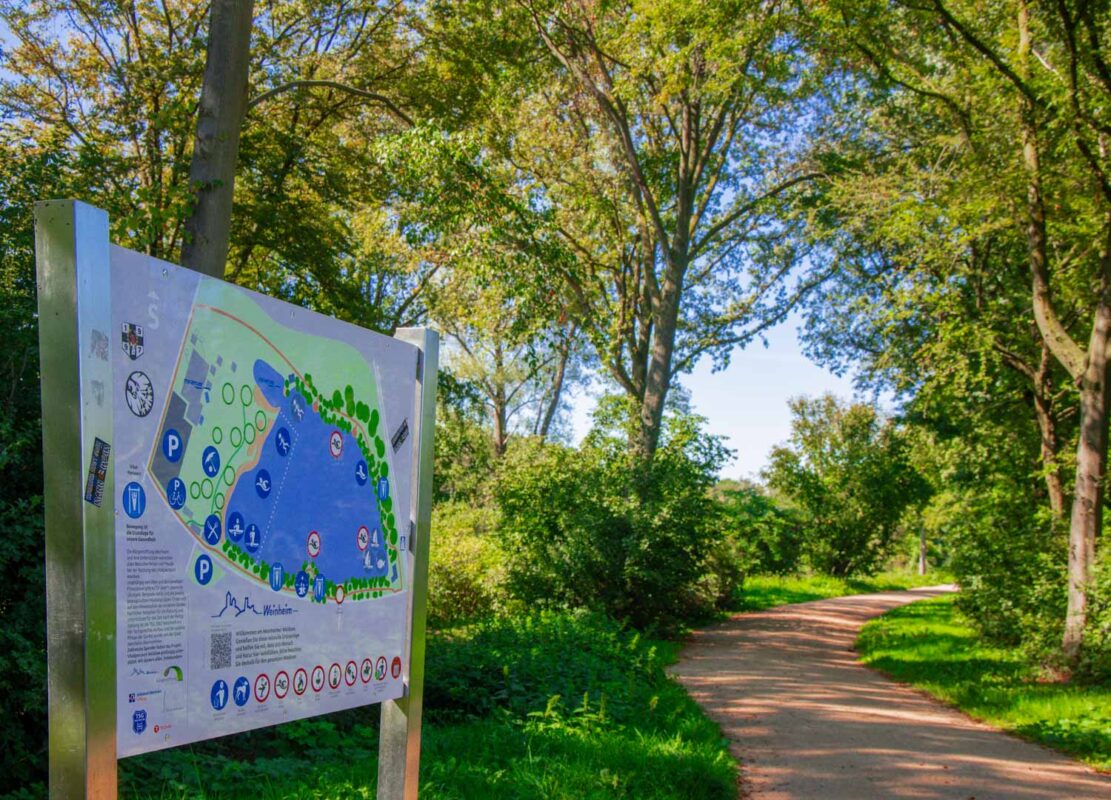 Wanderweg rund um den Waidsee - barrierefrei.