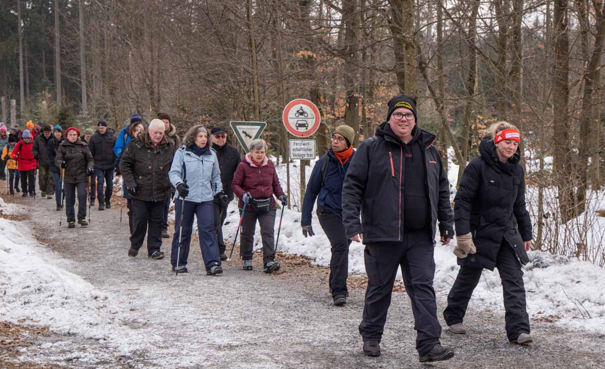 3,2 Km Winter Wanderung vom Fichtelsee zum Seehaus 3 Wanderung im Winter am Ochsenkopf