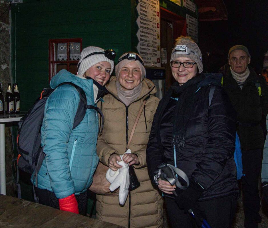 Winter am Ochsenkopf - Der Winter Wandertag 11 Die Teilnehmer hatten ihren Spaß beim Wandern