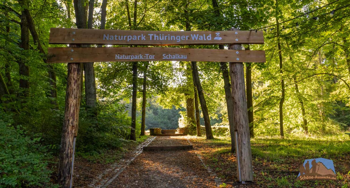 Schaumburg Wanderung in Schalkau 3 Einstieg in die Ruundwanderung um den Schaumberg