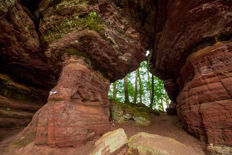 Der Altschloßpfad zum Altschloßfelsen - Unverhofft beeindruckend 10 Altschloss-pfad